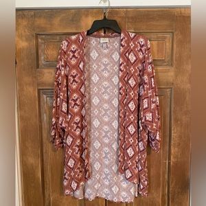 KNOX ROSE Coverup, Kimono || Size XL/XXL